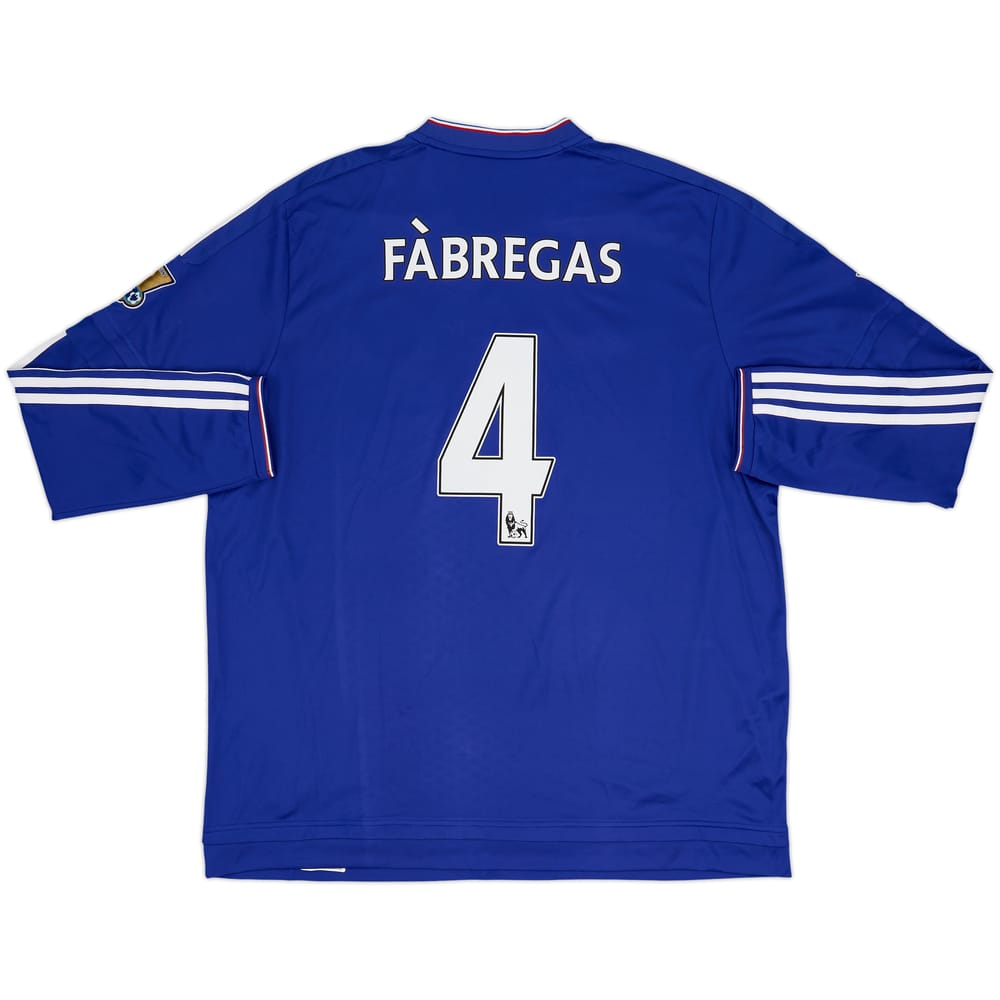 2015-16 Chelsea Home L/S Shirt Fabregas #8 - 8/10 - (XXL)