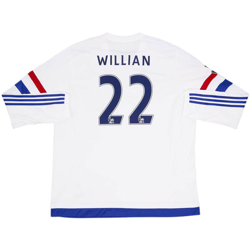 2015-16 Chelsea Away L/S Shirt Willian #22 - 8/10 - (XXL)