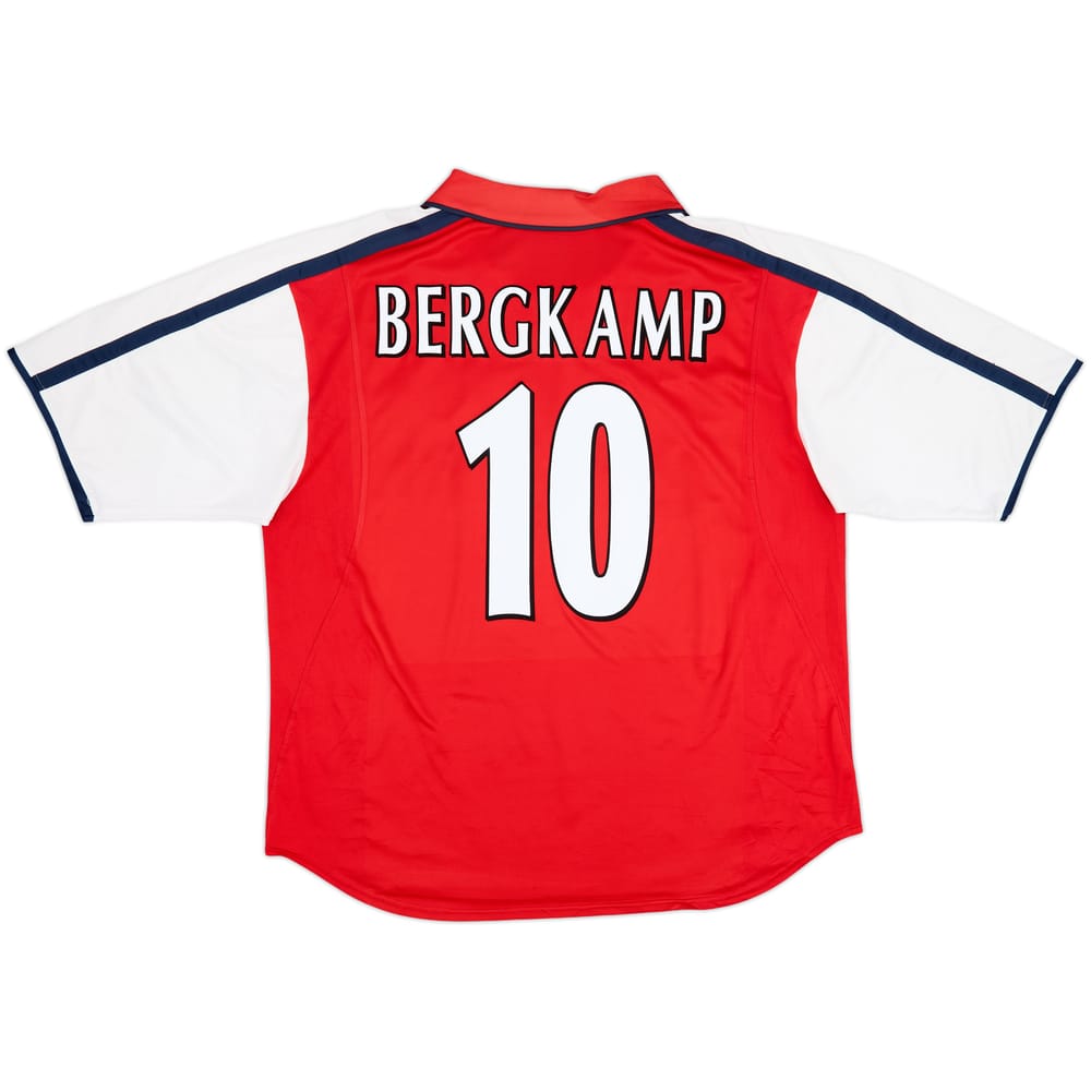 2000-02 Arsenal Home Shirt Bergkamp #10 - 7/10 - (XL)