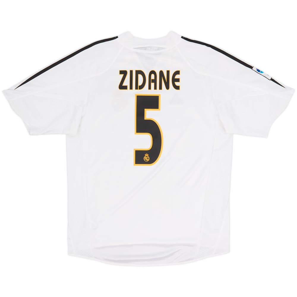2004-05 Real Madrid Camiseta de local Zidane #5 - 8/10 - (M)