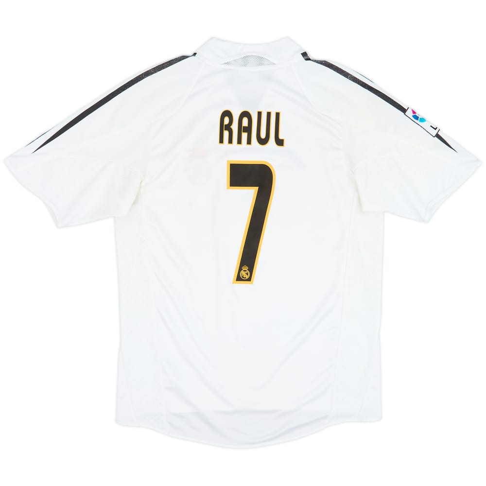 2004-05 Real Madrid Home Shirt Raul #7 - 6/10 - (S)