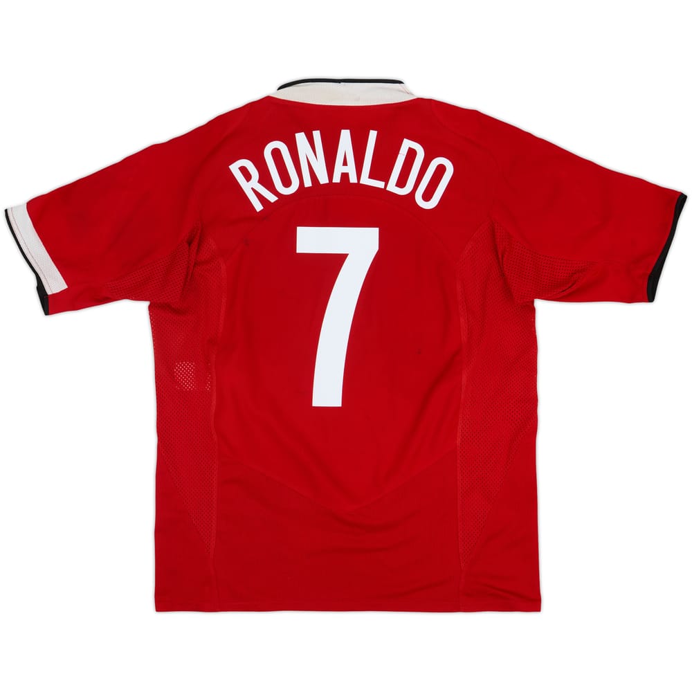 2004-06 Manchester United Home Shirt Ronaldo #7 - 6/10 - (L)