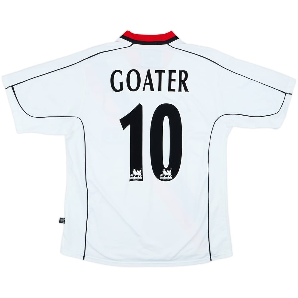 2002-03 Manchester City Away Shirt Goater #10 - 8/10 - (M)