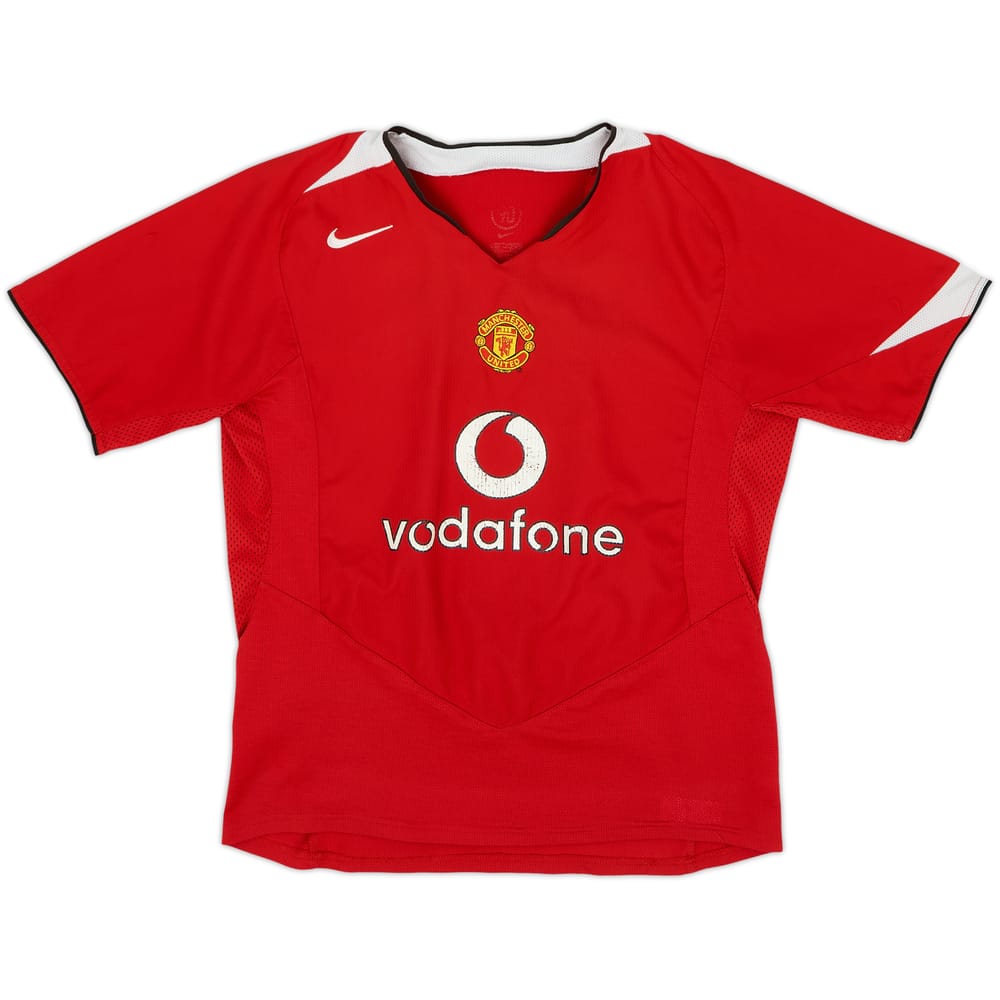 2004-06 Manchester United Home Shirt - 5/10 - (Women's L)