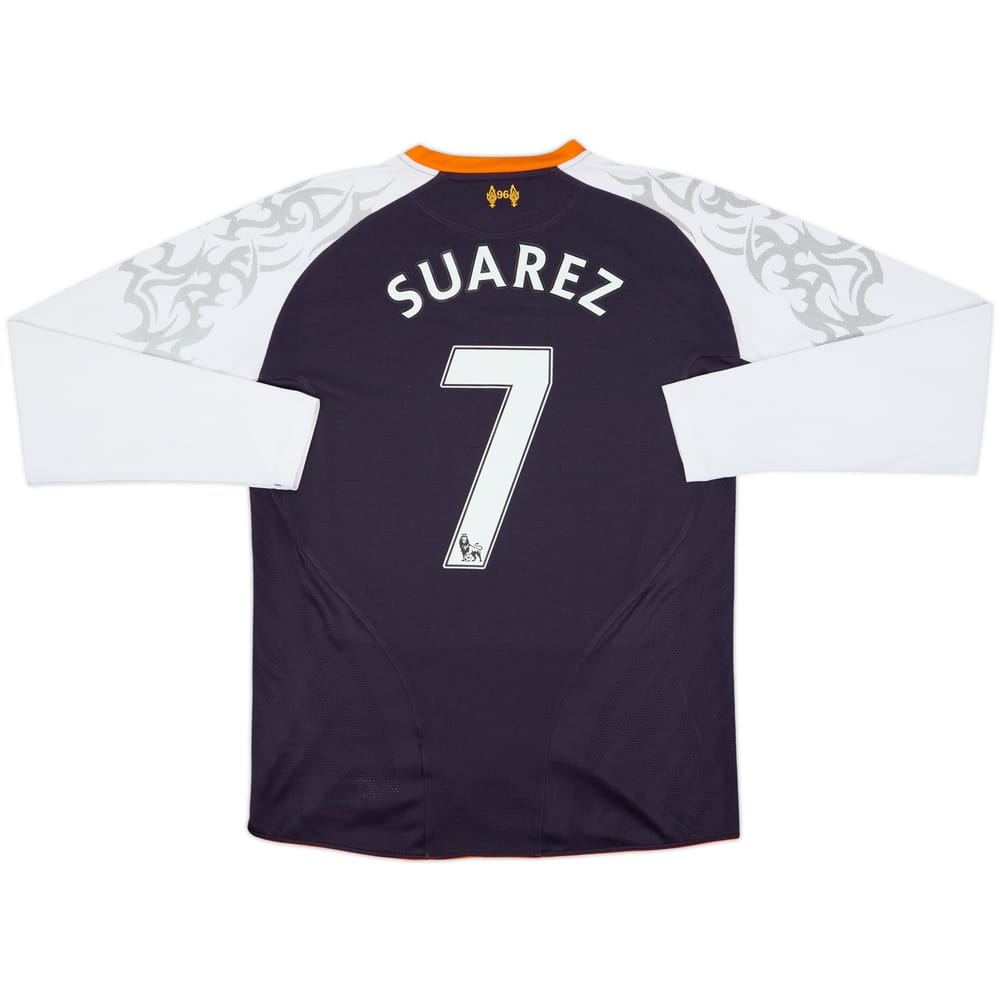 2012-13 Liverpool Third L/S Shirt Suarez #7 - 8/10 - (M)