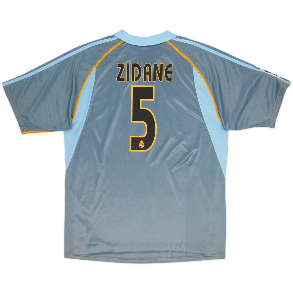 Camiseta de la tercera equipación del Real Madrid 2003-04 Zidane #5 - 7/10 - (L)
