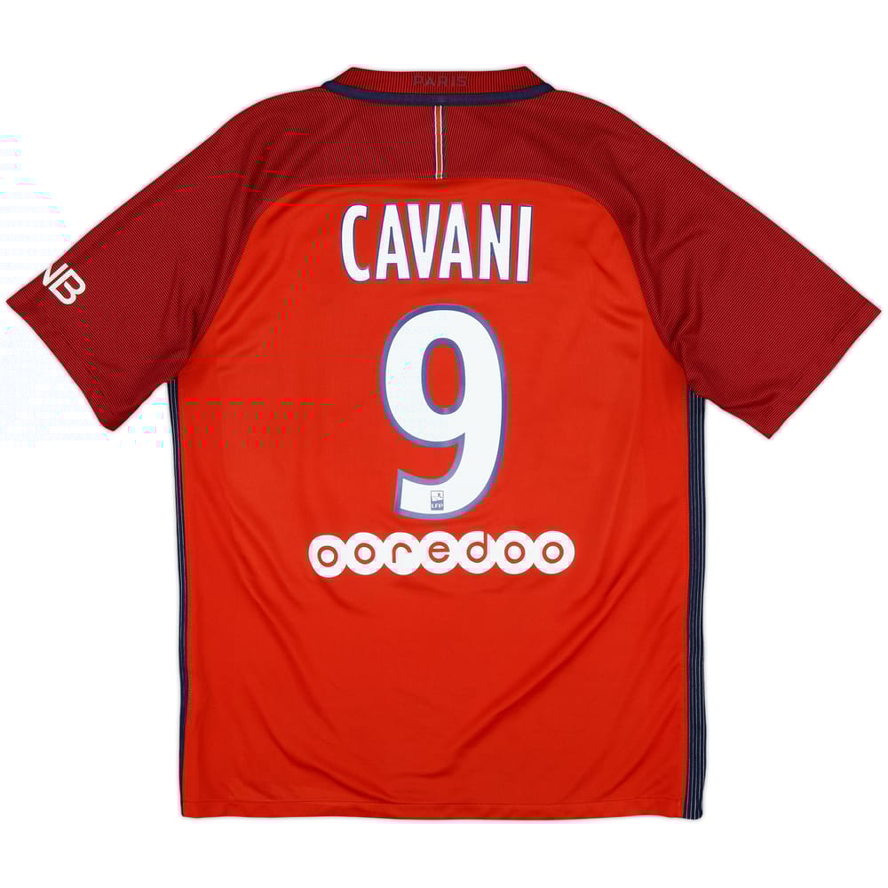 2016-17 Paris Saint-Germain Away Shirt Cavani #9 - 8/10 - (M)