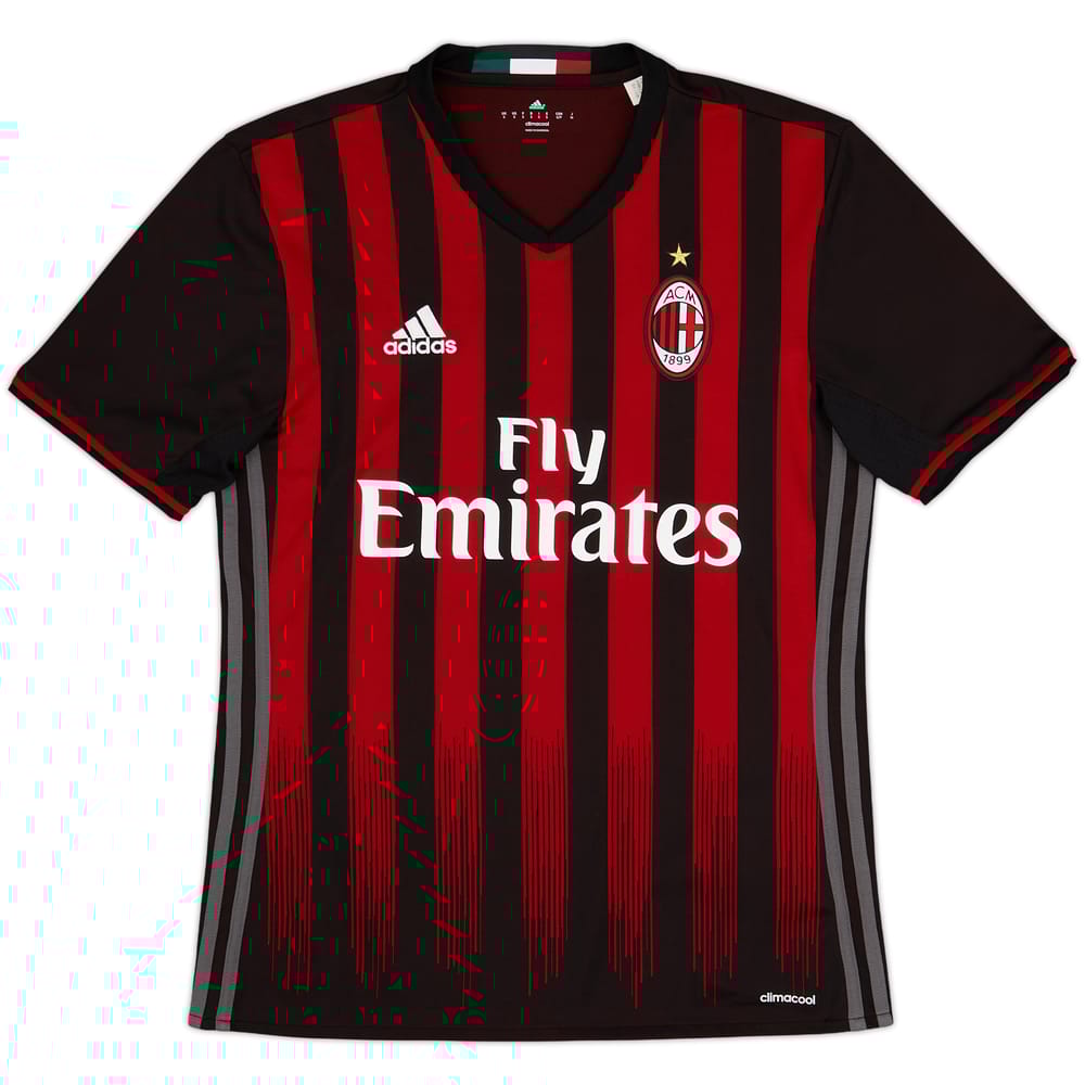 2016-17 AC Milan Home Shirt - 6/10 - (S)