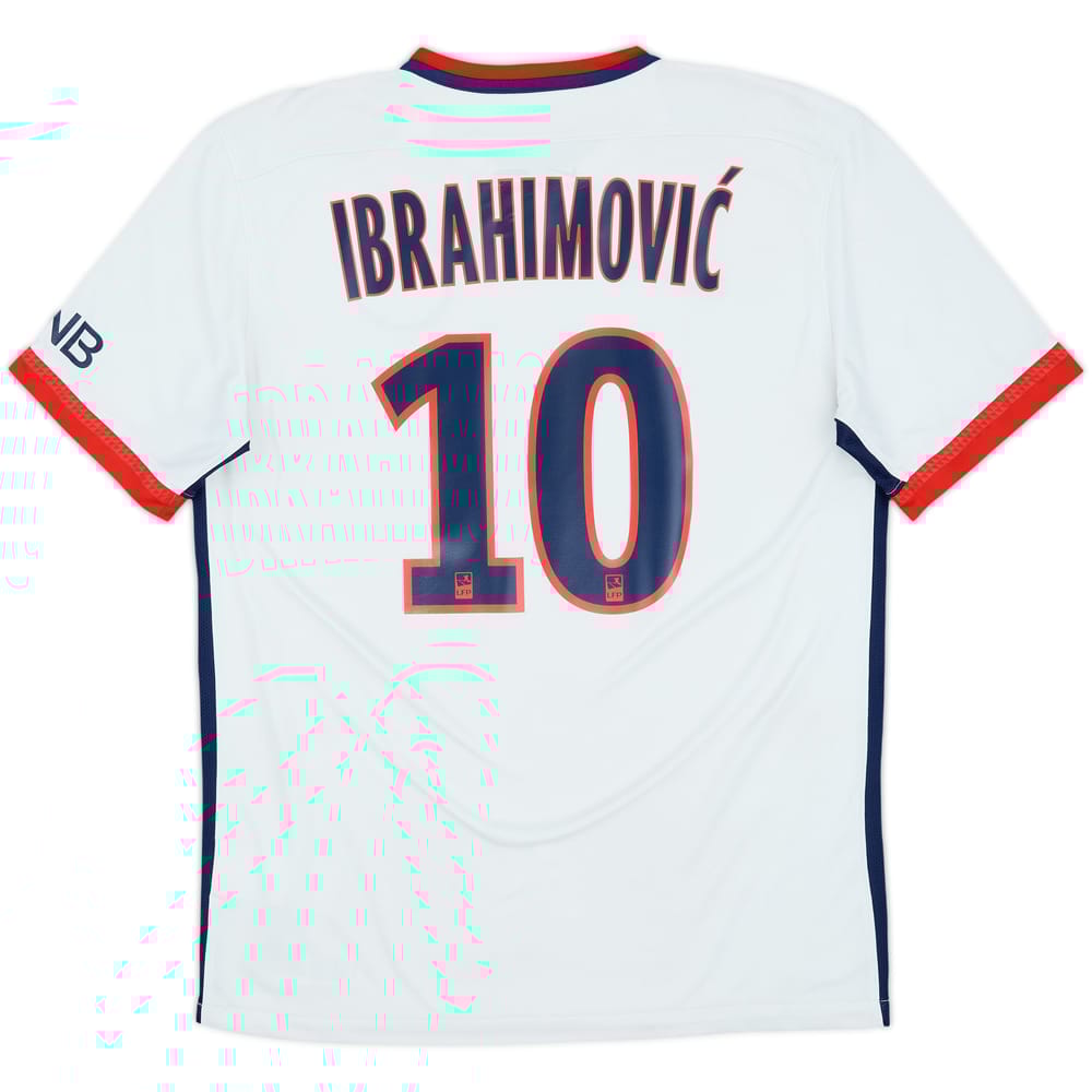 2015-16 Paris Saint-Germain Away Shirt Ibrahimovic #10 - 6/10 - (M)