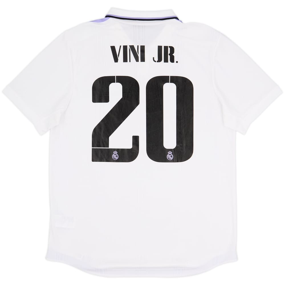 Camiseta de local del Real Madrid 2022-23 Vini Jr #20 - 8/10 - (L)
