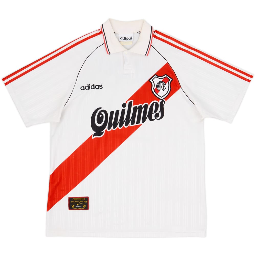 1995-96 River Plate Home Shirt - 8/10 - (L)