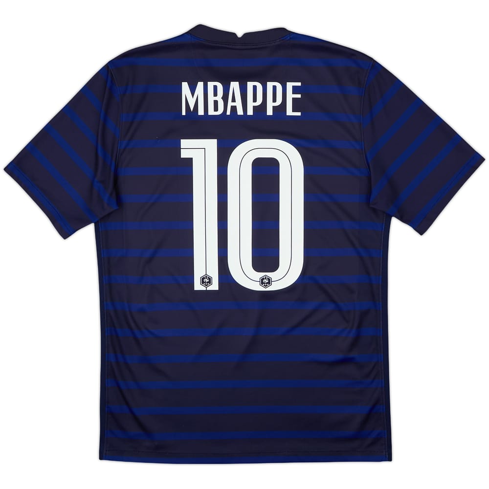 Camiseta de local de Francia 2020-21 Mbappe #10 - 8/10 - (M)