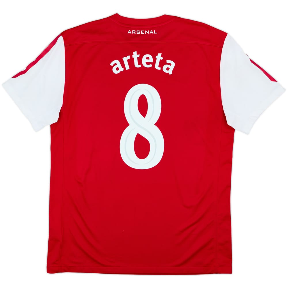 2011-12 Arsenal Home Shirt Arteta #8 - 6/10 - (L)
