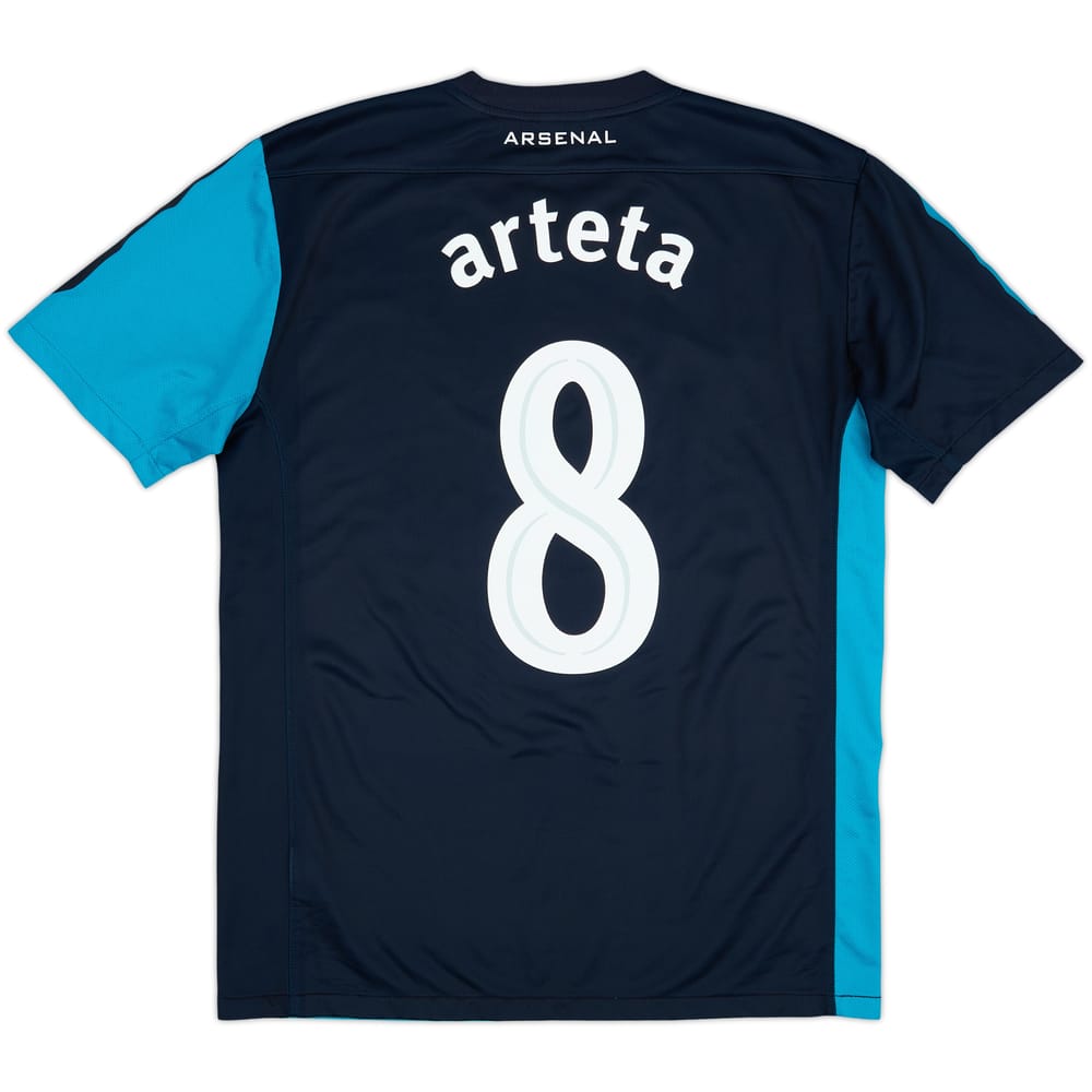 2011-12 Arsenal Visitante Camiseta Arteta #8 - 9/10 - (M)