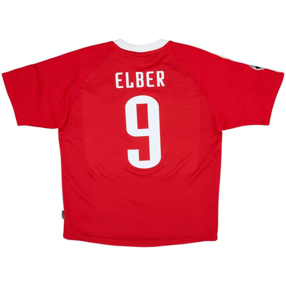 2001-02 Bayern Munich CL Shirt Elber #9 - 9/10 - (M)
