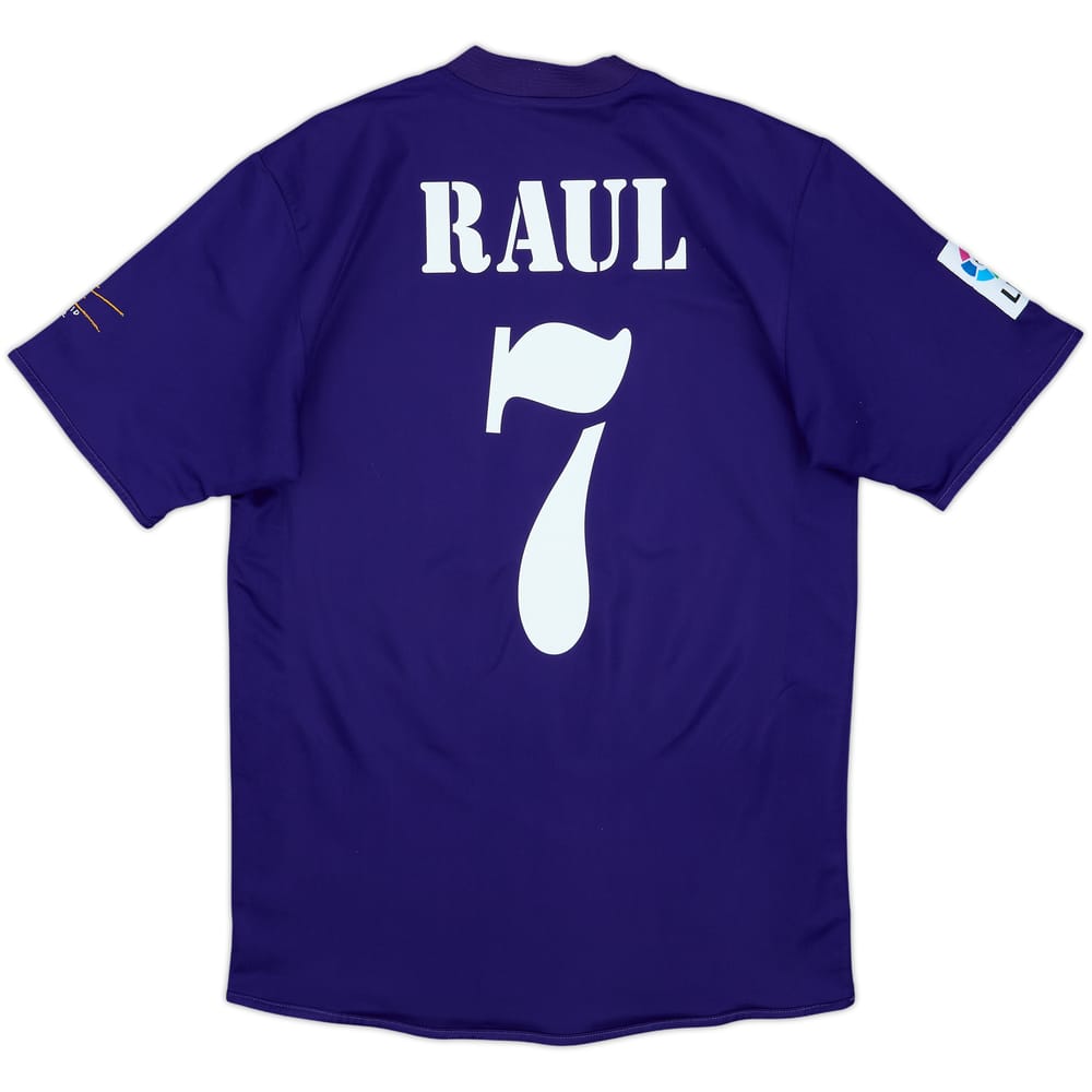 Camiseta de la tercera equipación del Real Madrid 2001 Raul #7 - 8/10 - (S)