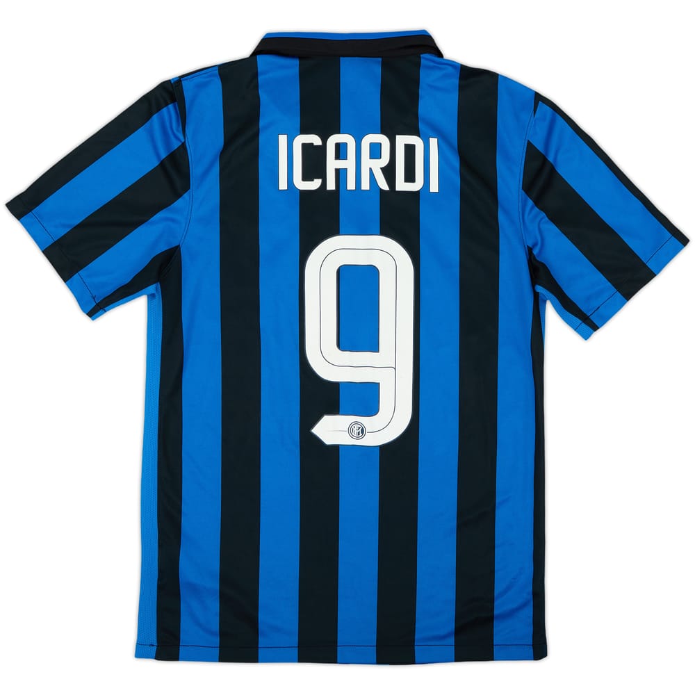 2015-16 Inter Milan Home Shirt Icardi #9 - 7/10 - (S)