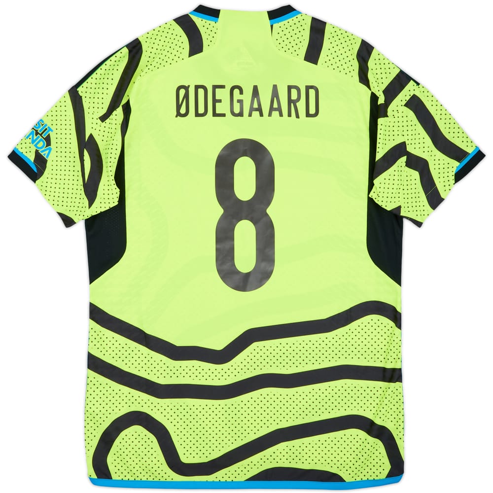 Camiseta auténtica de visitante del Arsenal 2023-24 Odegaard #8 (L)