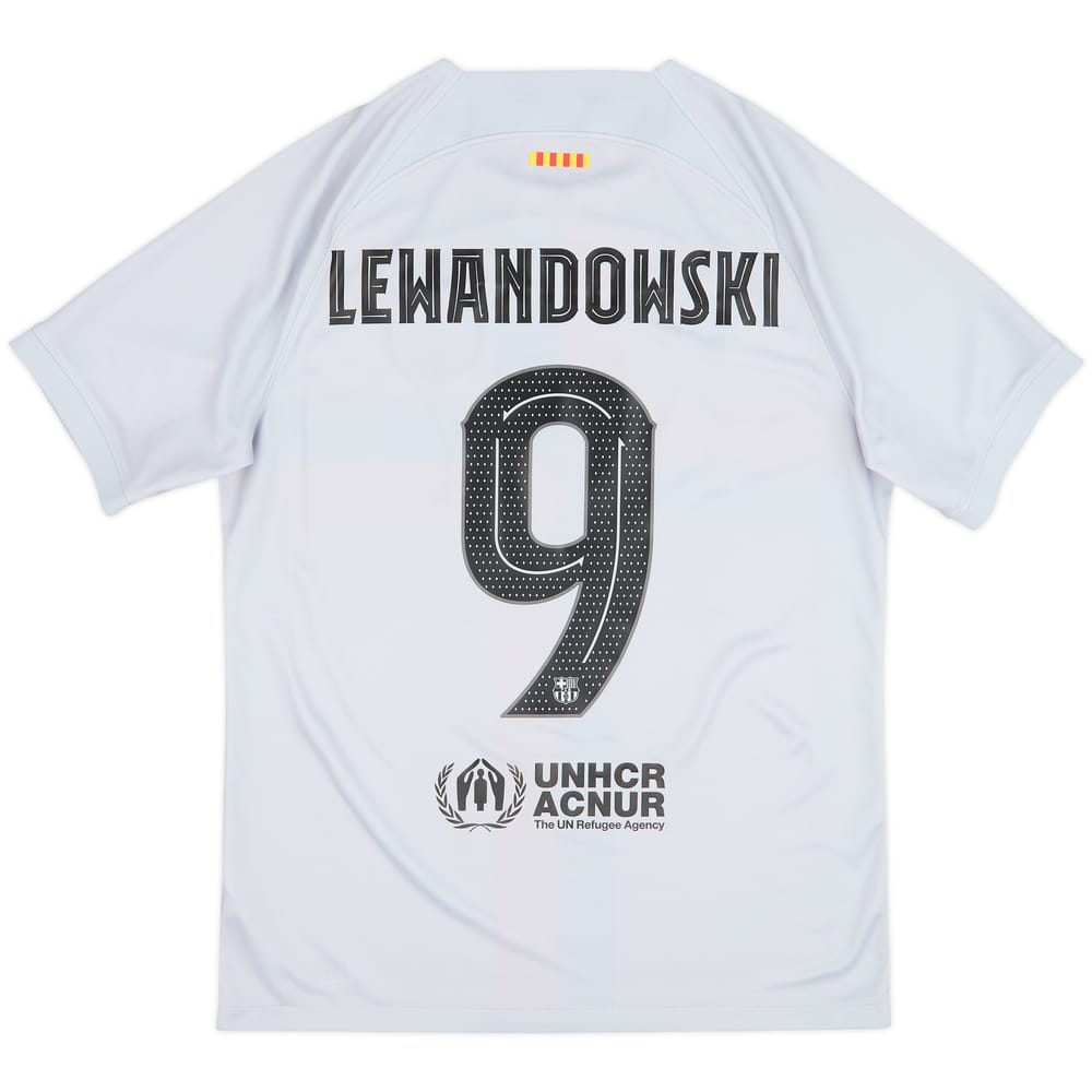 2022-23 Barcelona Third Shirt Lewandowski #9 - 9/10 - (M)