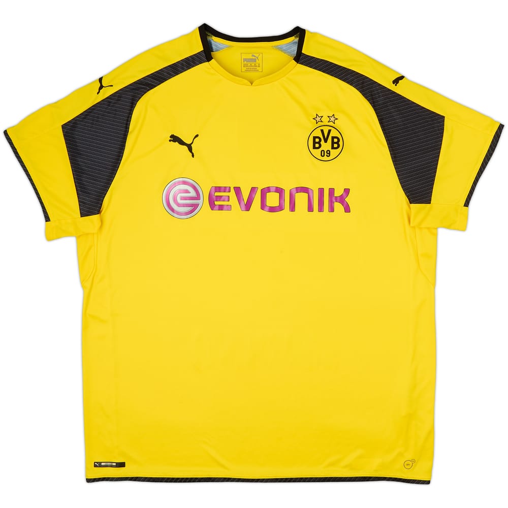 2016-17 Borussia Dortmund Home European Shirt - 7/10 - (3XL)