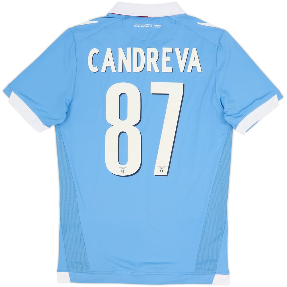 2014-15 Lazio Home Shirt Candreva #87 - 5/10 - (L)