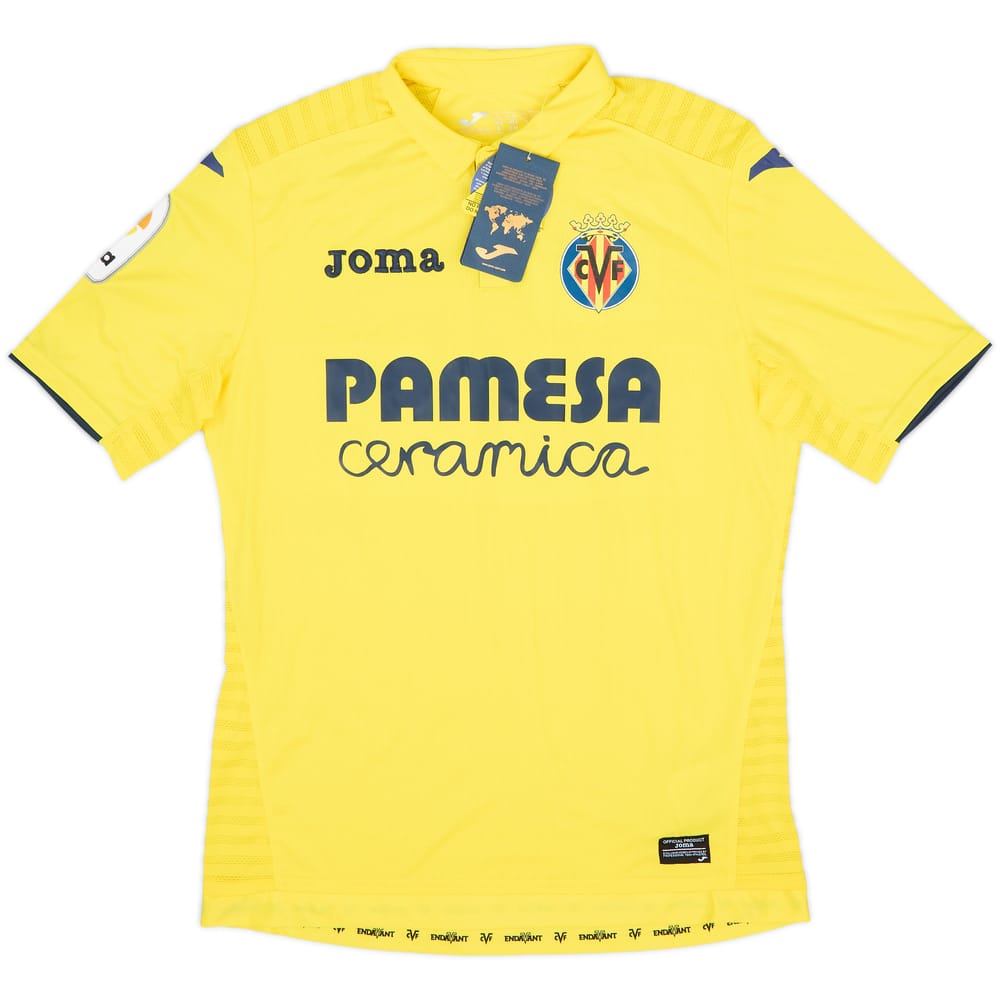 2017-18 Villarreal Home Shirt (S)