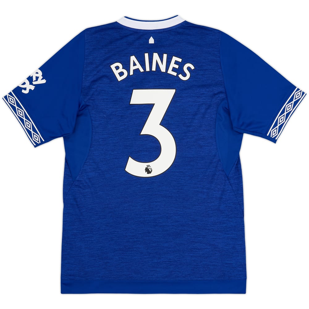 2018-19 Everton Home Shirt Baines #3 - 10/10 - (S)