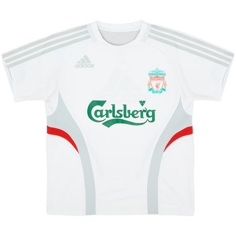 2008-09 Liverpool adidas Training Shirt - 8/10 - (L.Boys)