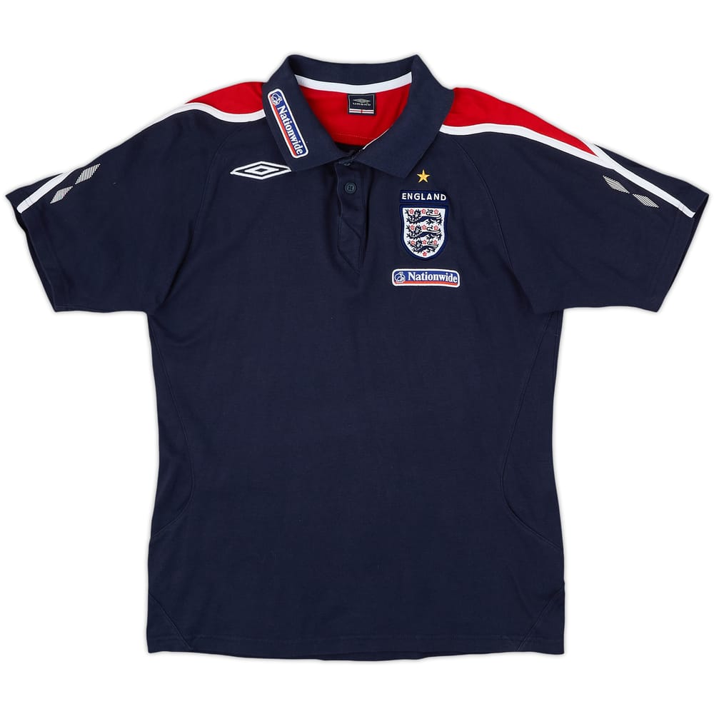 2005-07 England Umbro Polo Shirt - 8/10 - (M)
