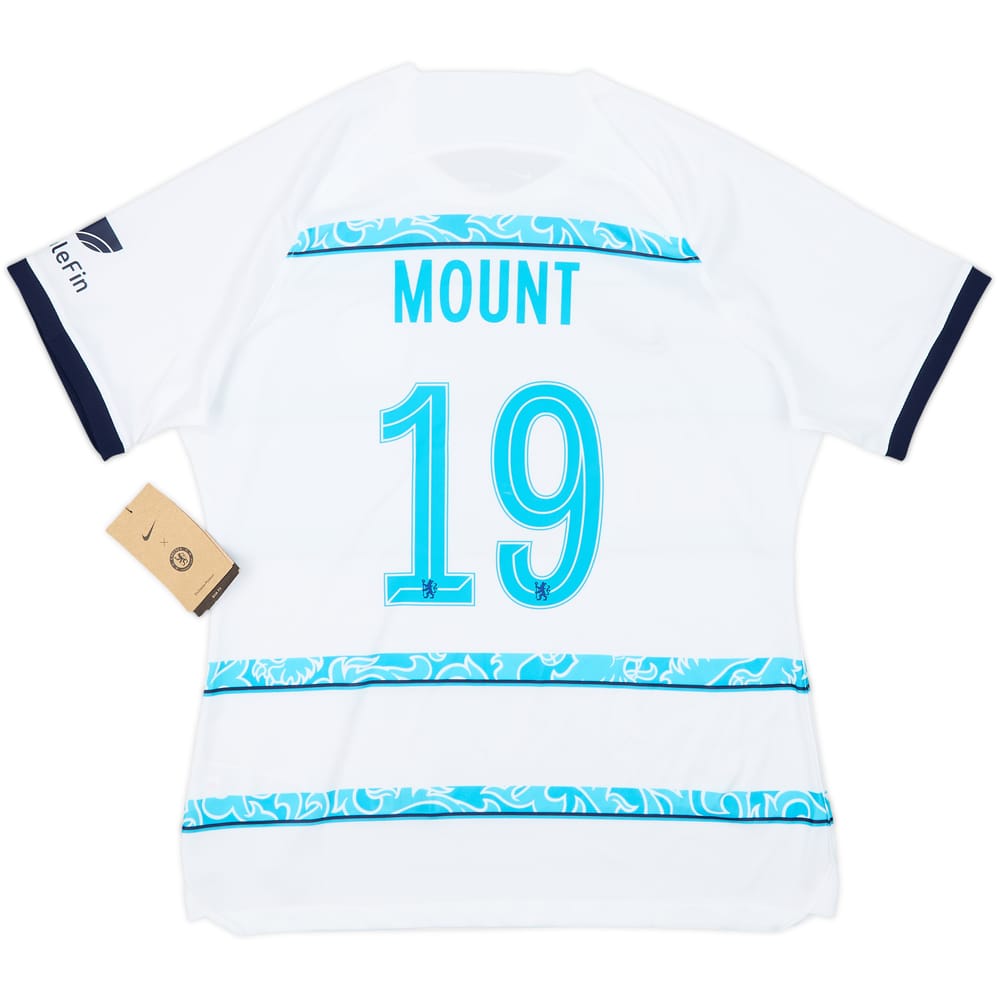 2022-23 Chelsea Away Shirt Mount #19 (Women's L)