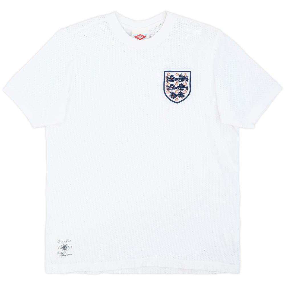 2000s England Umbro Retro '1966' Home Shirt #6 - 9/10 - (L)