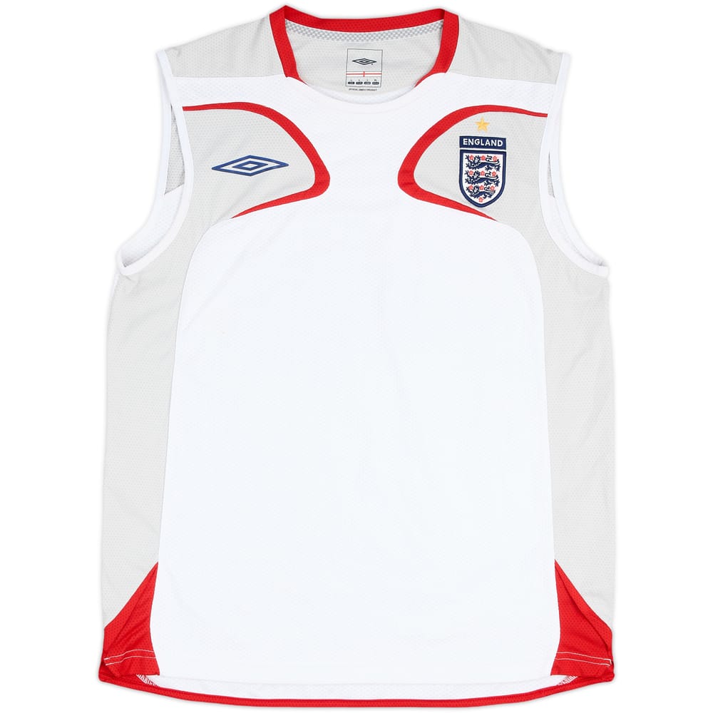 2005-06 England Umbro Training Vest - 8/10 - (L)