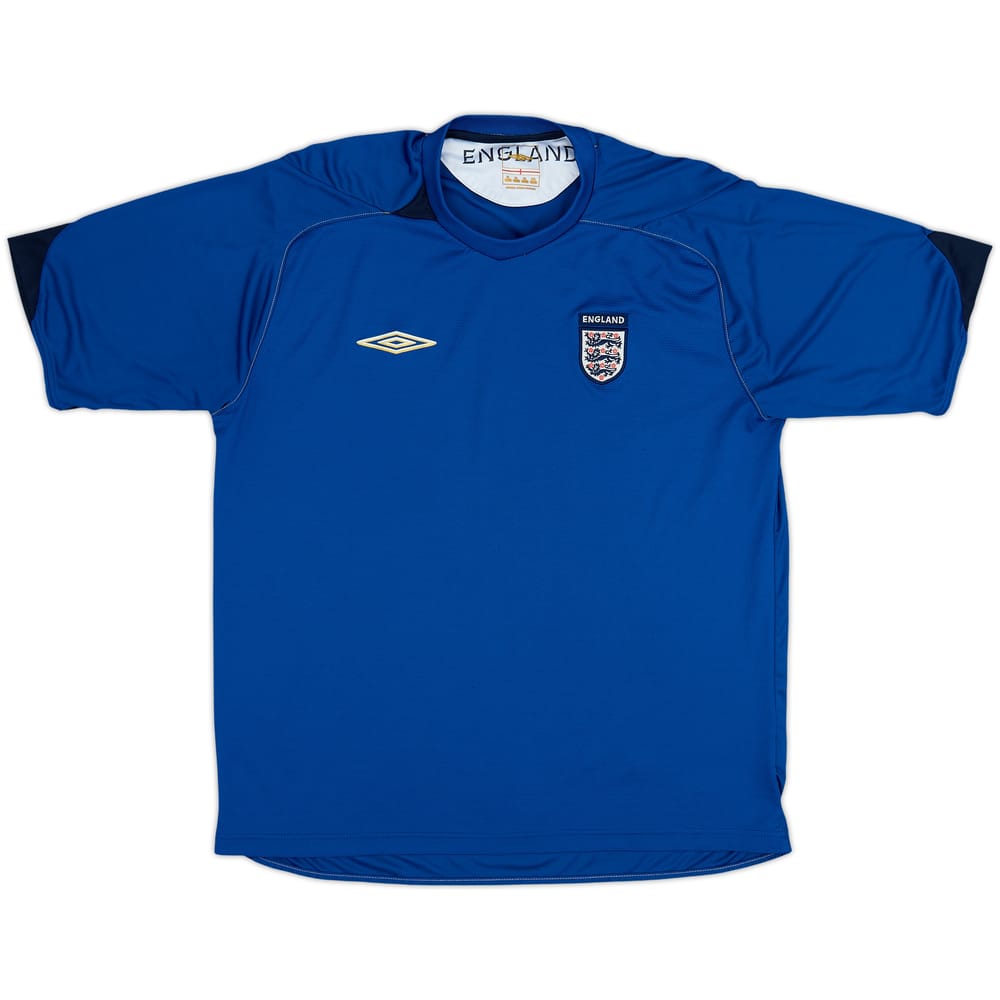 2004-05 England Umbro Training Shirt - 9/10 - (XL)