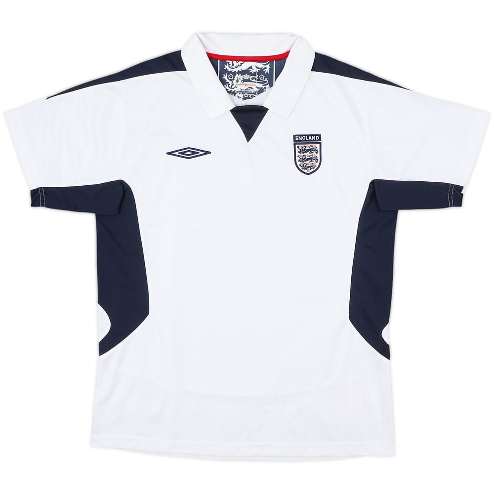 2005-06 England Umbro Training Shirt - 9/10 - (M)