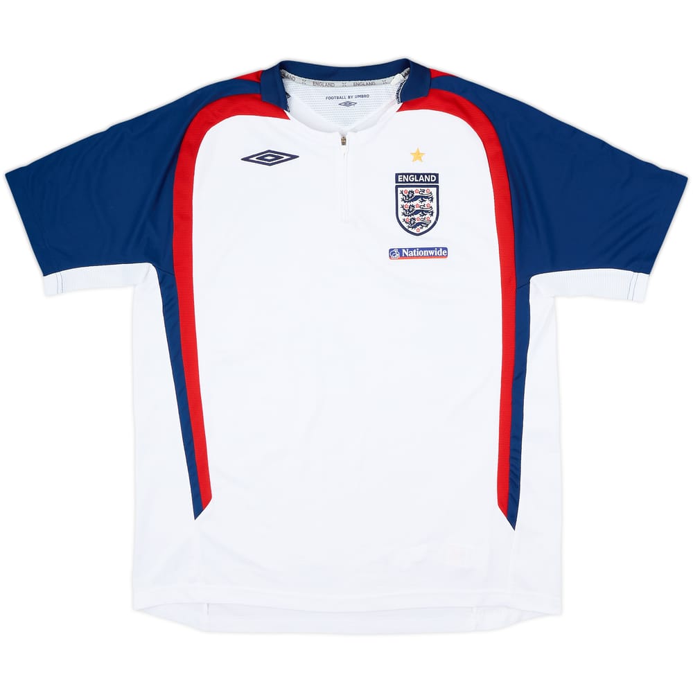 2005-06 England Umbro Training Shirt - 9/10 - (L)