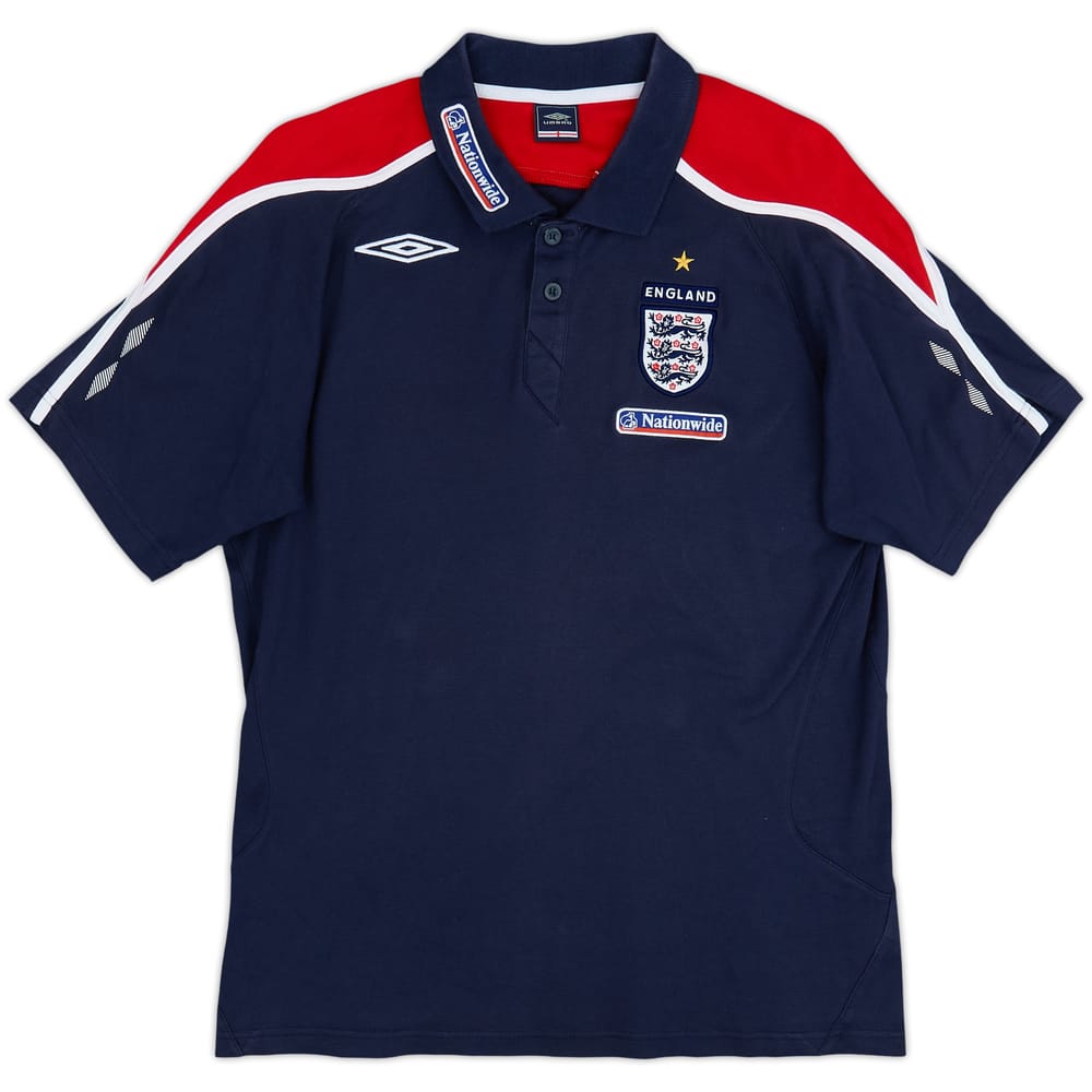 2005-07 England Umbro Polo Shirt - 9/10 - (L)
