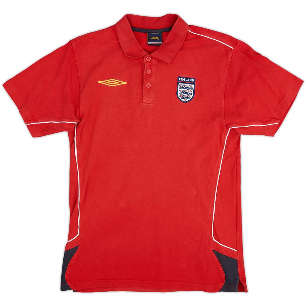 2004-05 England Umbro Polo Shirt - 6/10 - (M)