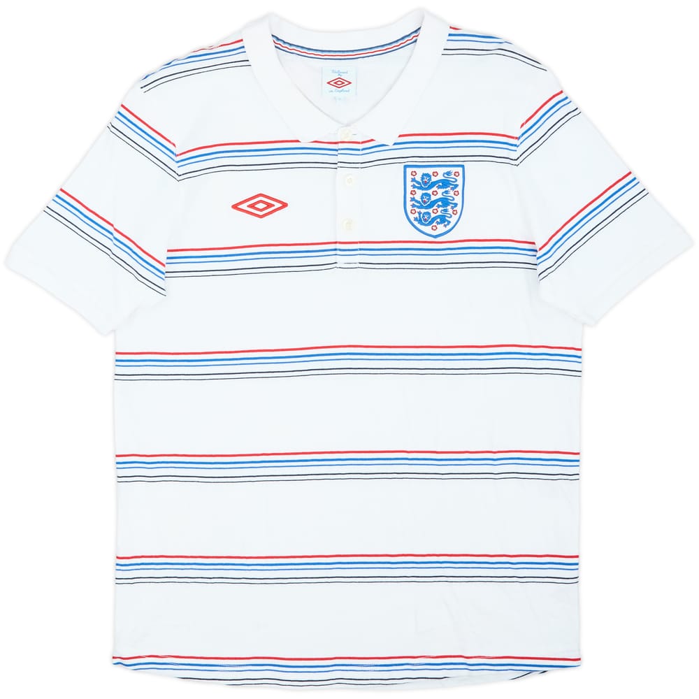 2010-11 England Umbro Polo Shirt - 9/10 - (L)