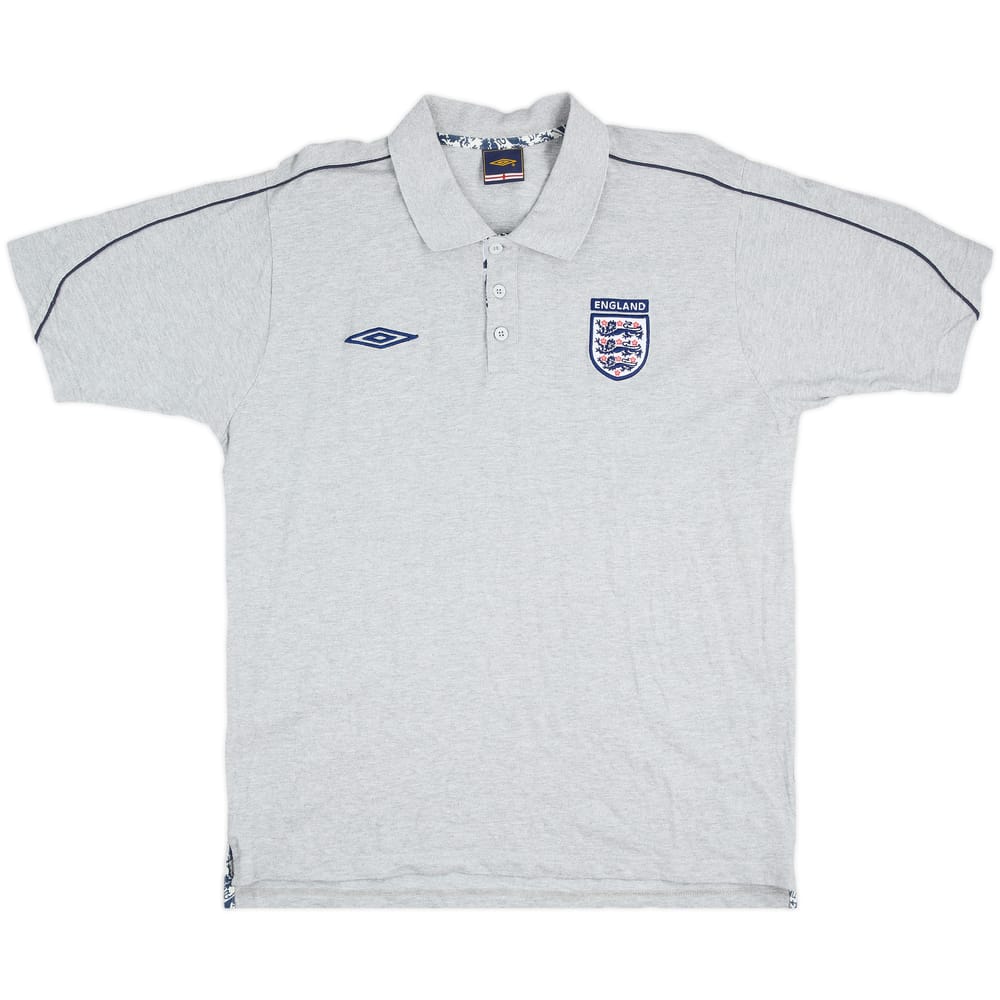 2004-06 England Umbro Polo Shirt - 8/10 - (XXL)