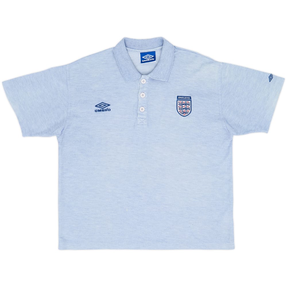 1998-00 England Umbro Polo Shirt - 6/10 - (M)