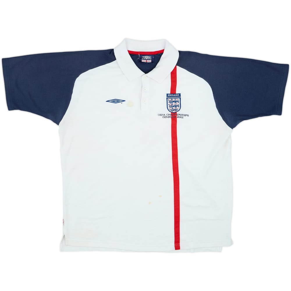 2002-03 England Umbro Polo Shirt - 5/10 - (XL)