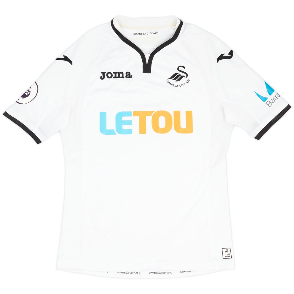 2017-18 Swansea Home Shirt - 9/10 - (M)