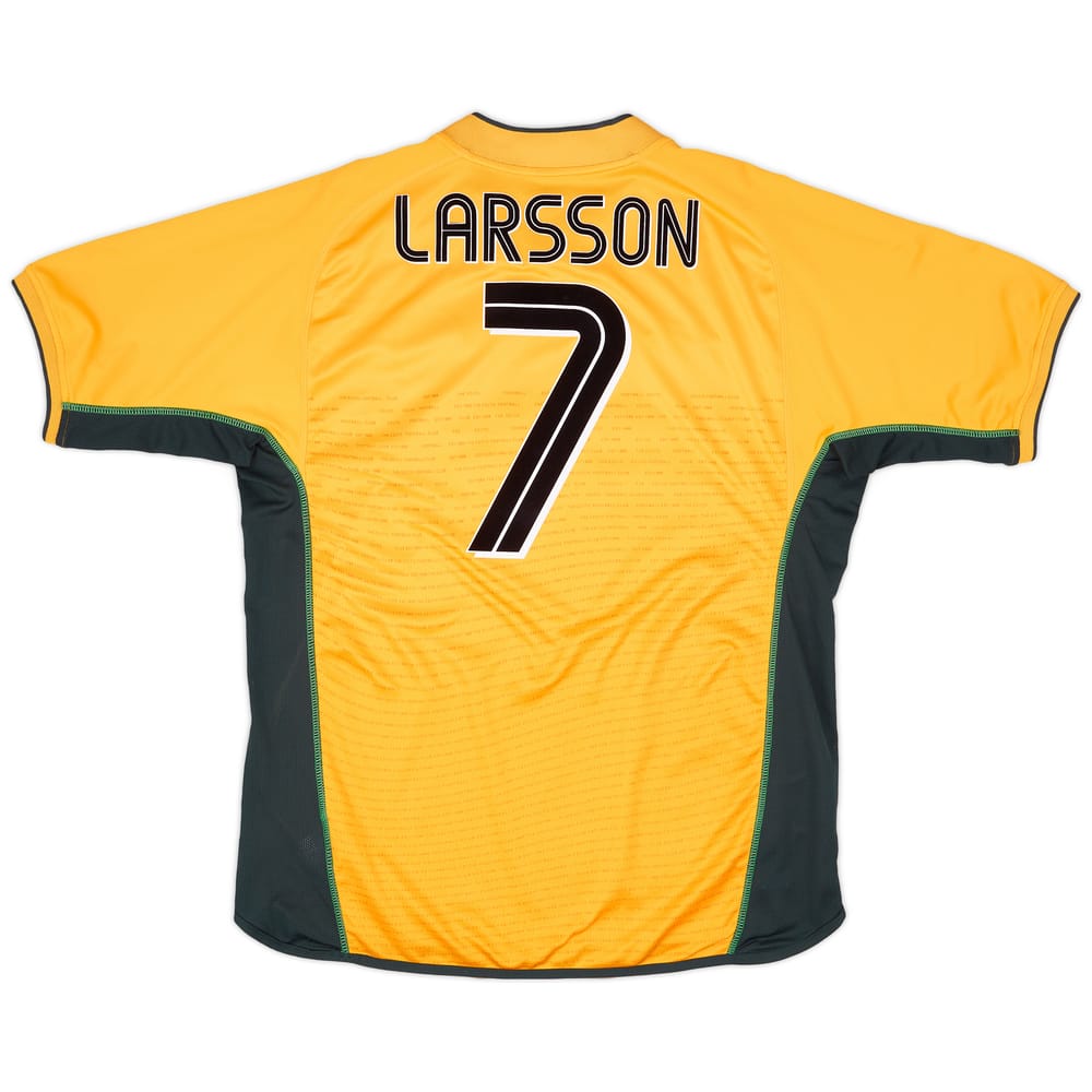 2002-03 Celtic Away Shirt Larsson #7 - 9/10 - (L)