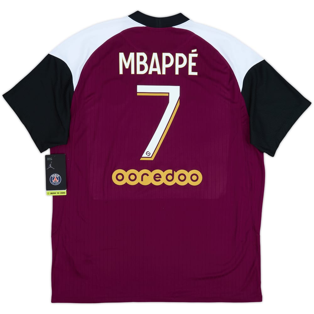 2020-21 Paris Saint-Germain Third Shirt Mbappe #7 (XL)