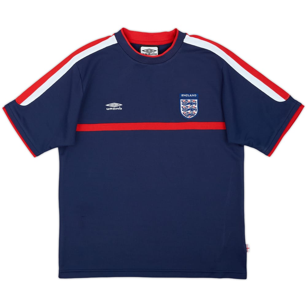 2000-02 England Umbro Training Shirt - 8/10 - (M)