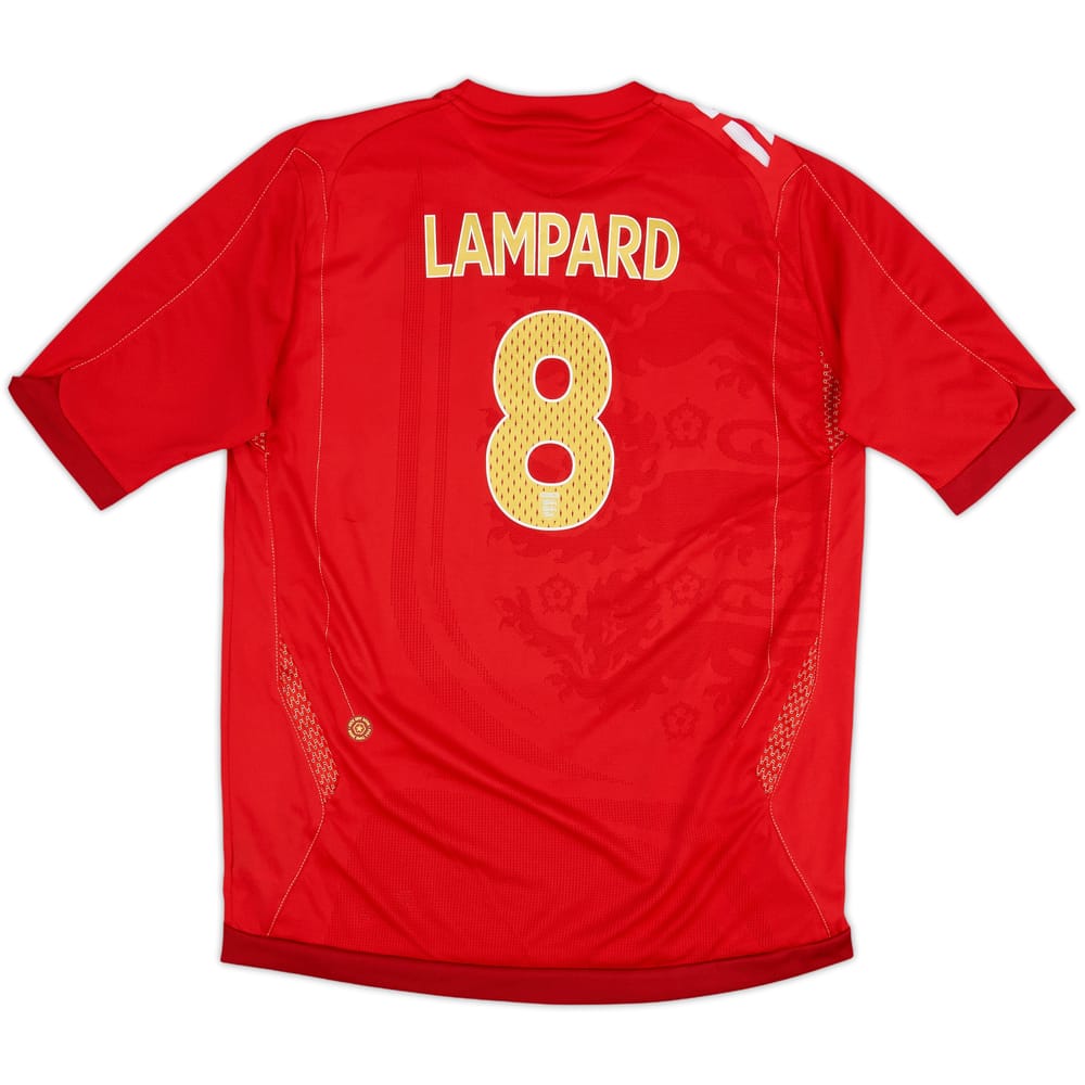 2006-08 England Away Shirt Lampard #8 - 6/10 - (XL.Boys)
