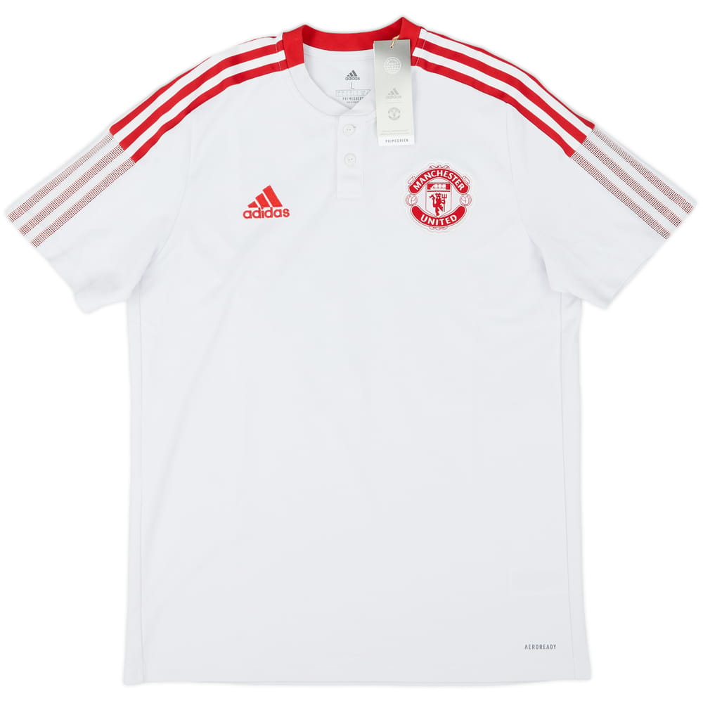 2021-22 Manchester United adidas Polo Shirt (L)