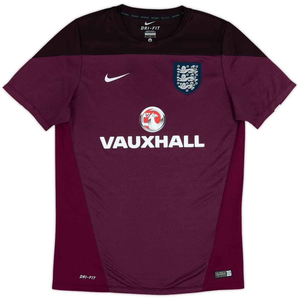 2014-16 England Nike Training Shirt - 8/10 - (M)