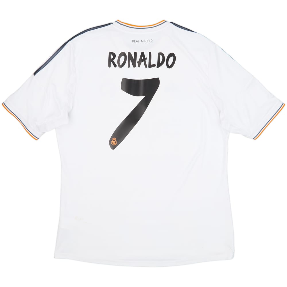 2013-14 Real Madrid Home Shirt Ronaldo #7 - 5/10 - (XL)