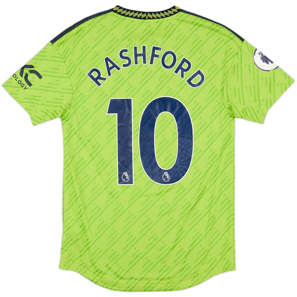 2022-23 Manchester United Authentic Third Shirt Rashford #10 - 7/10 - (S)